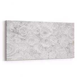 Olla 11618YD Çiçek Görseli Yatay Dar 60x30 cm Kanvas Tablo