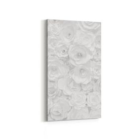 Olla 11618YD Çiçek Görseli Yatay Dar 60x30 cm Kanvas Tablo
