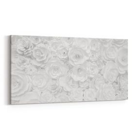 Olla 11618YD Çiçek Görseli Yatay Dar 60x30 cm Kanvas Tablo