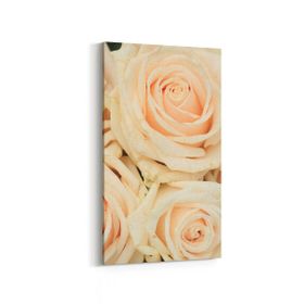 Olla 11619DD Çiçek Görseli Dikey Dar 30x60 cm Kanvas Tablo