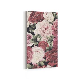 Olla 11624DD Çiçek Görseli Dikey Dar 30x60 cm Kanvas Tablo