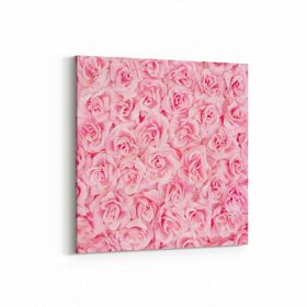 Olla 11628K Çiçek Görseli Kare 25x25 cm Kanvas Tablo