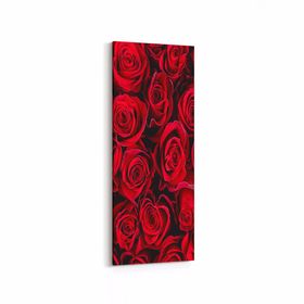 Olla 11629DI Çiçek Görseli Dikey İnce 30x90 cm Kanvas Tablo