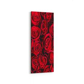 Olla 11629DI Çiçek Görseli Dikey İnce 30x90 cm Kanvas Tablo