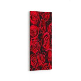Olla 11629DI Çiçek Görseli Dikey İnce 30x90 cm Kanvas Tablo