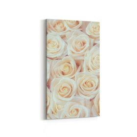 Olla 11632DD Çiçek Görseli Dikey Dar 30x60 cm Kanvas Tablo