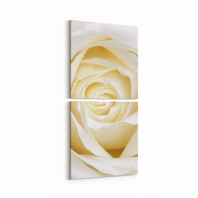 Olla 11638K2D Çiçek Görseli Kare 2 Parça Dikey 30x65 cm Kanvas Tablo