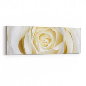 Olla 11638YI Çiçek Görseli Yatay İnce 90x30 cm Kanvas Tablo