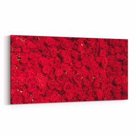 Olla 11639YD Çiçek Görseli Yatay Dar 60x30 cm Kanvas Tablo