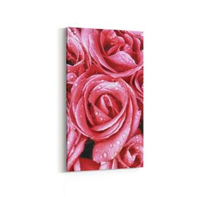 Olla 11640DD Çiçek Görseli Dikey Dar 30x60 cm Kanvas Tablo