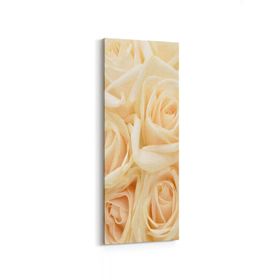 Olla 11642DI Çiçek Görseli Dikey İnce 30x90 cm Kanvas Tablo