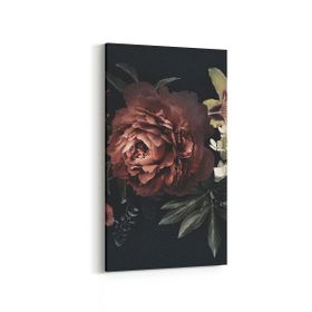 Olla 11762DD Çiçek Görseli Dikey Dar 30x60 cm Kanvas Tablo