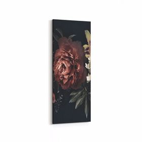 Olla 11762DI Çiçek Görseli Dikey İnce 30x90 cm Kanvas Tablo