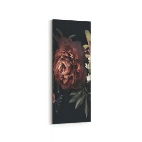 Olla 11762DI Çiçek Görseli Dikey İnce 30x90 cm Kanvas Tablo