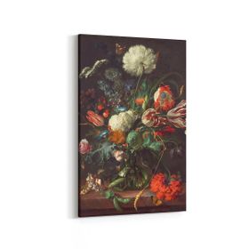 Olla 11766D Çiçek Görseli Dikey 20x30 cm Kanvas Tablo