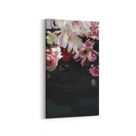 Olla 11767YD Çiçek Görseli Yatay Dar 60x30 cm Kanvas Tablo