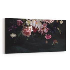 Olla 11767YD Çiçek Görseli Yatay Dar 60x30 cm Kanvas Tablo