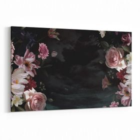 Olla 11770Y Çiçek Görseli Yatay 30x20 cm Kanvas Tablo
