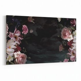 Olla 11770Y Çiçek Görseli Yatay 30x20 cm Kanvas Tablo
