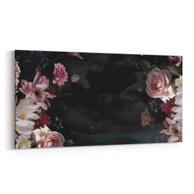 Olla 11770YD Çiçek Görseli Yatay Dar 60x30 cm Kanvas Tablo