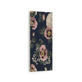 Olla 11772DI Çiçek Görseli Dikey İnce 30x90 cm Kanvas Tablo