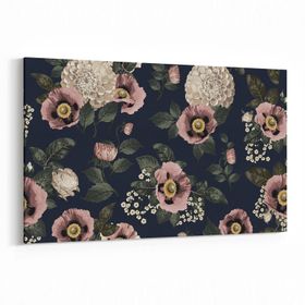 Olla 11772Y Çiçek Görseli Yatay 30x20 cm Kanvas Tablo