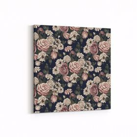 Olla 11773K Çiçek Görseli Kare 25x25 cm Kanvas Tablo