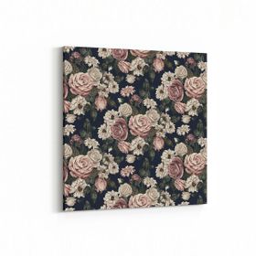 Olla 11773K Çiçek Görseli Kare 25x25 cm Kanvas Tablo