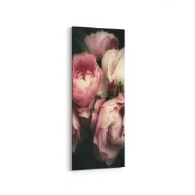 Olla 11779DI Çiçek Görseli Dikey İnce 30x90 cm Kanvas Tablo