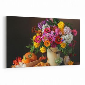 Olla 11780Y Çiçek Görseli Yatay 30x20 cm Kanvas Tablo