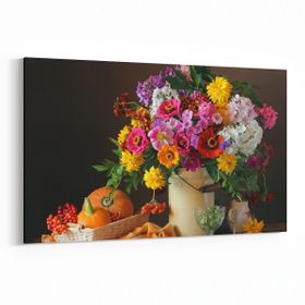 Olla 11780Y Çiçek Görseli Yatay 30x20 cm Kanvas Tablo