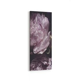 Olla 11783DI Çiçek Görseli Dikey İnce 30x90 cm Kanvas Tablo