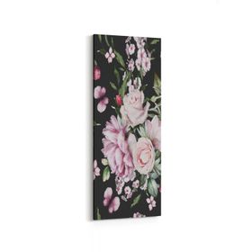 Olla 11786DI Çiçek Görseli Dikey İnce 30x90 cm Kanvas Tablo