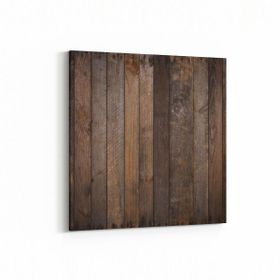 Olla 11971K Ahşap Desen Görseli Kare 25x25 cm Kanvas Tablo