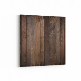 Olla 11971K Ahşap Desen Görseli Kare 25x25 cm Kanvas Tablo