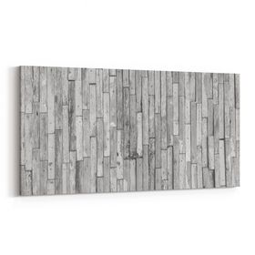 Olla 11982YD Ahşap Desen Görseli Yatay Dar 60x30 cm Kanvas Tablo