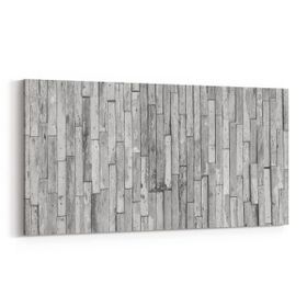 Olla 11982YD Ahşap Desen Görseli Yatay Dar 60x30 cm Kanvas Tablo