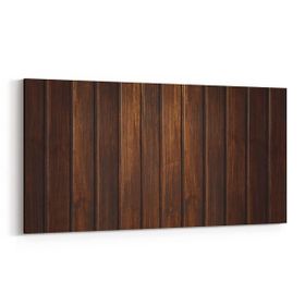 Olla 11988YD Ahşap Desen Görseli Yatay Dar 60x30 cm Kanvas Tablo