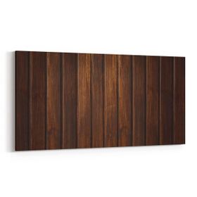 Olla 11988YD Ahşap Desen Görseli Yatay Dar 60x30 cm Kanvas Tablo