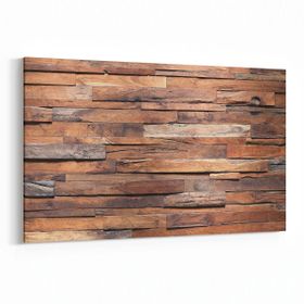 Olla 11993Y Ahşap Desen Görseli Yatay 30x20 cm Kanvas Tablo