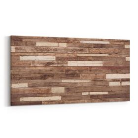 Olla 11998YD Ahşap Desen Görseli Yatay Dar 60x30 cm Kanvas Tablo