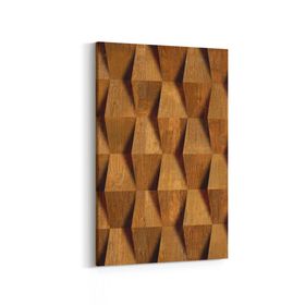 Olla 12001D Ahşap Desen Görseli Dikey 20x30 cm Kanvas Tablo