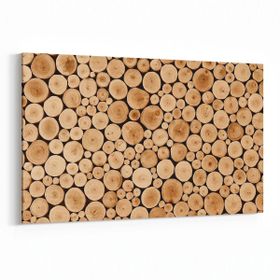 Olla 12002Y Ahşap Desen Görseli Yatay 30x20 cm Kanvas Tablo