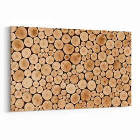 Olla 12002Y Ahşap Desen Görseli Yatay 30x20 cm Kanvas Tablo