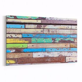Olla 12003Y Ahşap Desen Görseli Yatay 30x20 cm Kanvas Tablo