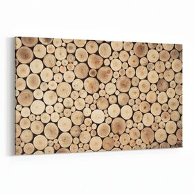 Olla 12006Y Ahşap Desen Görseli Yatay 30x20 cm Kanvas Tablo