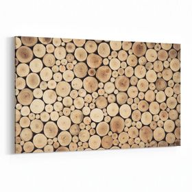 Olla 12006Y Ahşap Desen Görseli Yatay 30x20 cm Kanvas Tablo