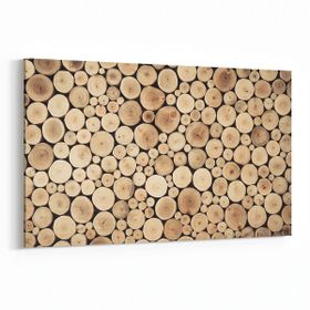 Olla 12006Y Ahşap Desen Görseli Yatay 30x20 cm Kanvas Tablo