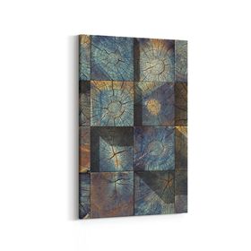 Olla 12008D Ahşap Desen Görseli Dikey 20x30 cm Kanvas Tablo