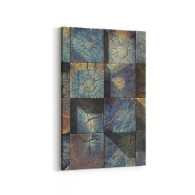 Olla 12008D Ahşap Desen Görseli Dikey 20x30 cm Kanvas Tablo